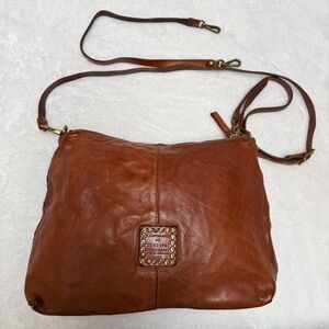 Campomaggi Brown Leather Shoulder Bag